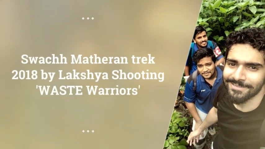 Swachh Matheran trek 2018 by Lakshya Shooting ‘Waste Warriors